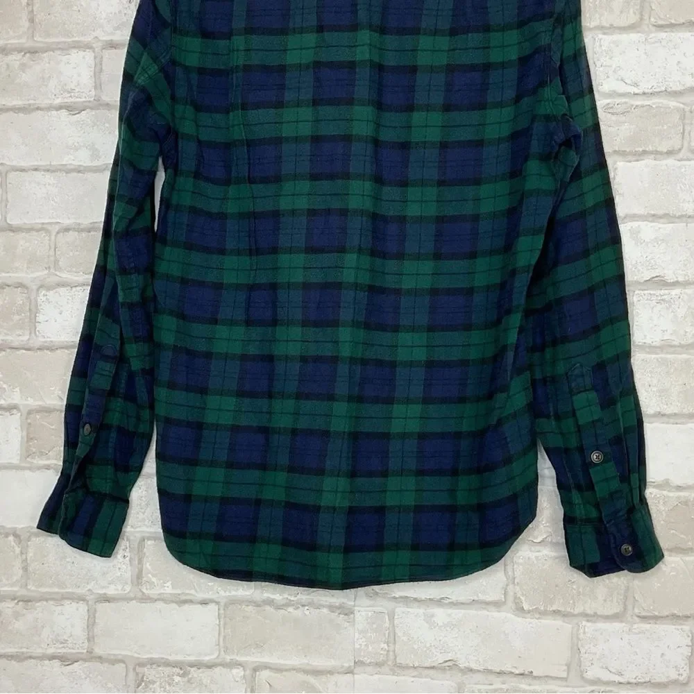 J. Crew Checkered Plaid Flannel Size S